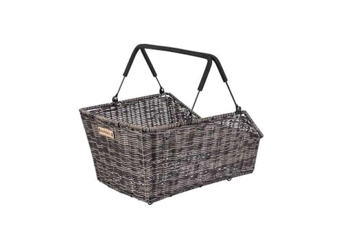 Basil Cento Fahrradkorb – Hinterrad – MIK-System – Rattan Look –...