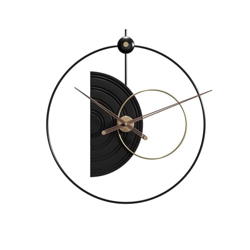 Grande horloge sans prime métal décoratif grand murale silencieuse