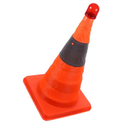 Cabilock Led Traffic Cone 45cm Reflective Safety Cones Multi Purpose Collapsible for Road Safety