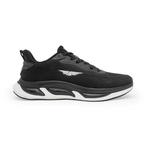 Image of Red Tape Men's Sneakers Black Round Toe Lace-Up