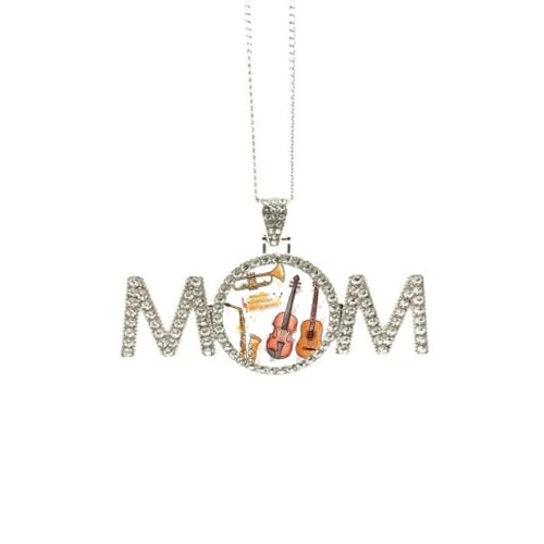 Collier fête des mères aquarelle, le cadeau d'anniversaire parfait pour maman