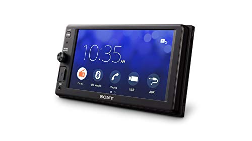 Sony XAV-AX1000 Media Receiver (6.2 Inch, with Bluetooth and Apple CarPlay) - Black