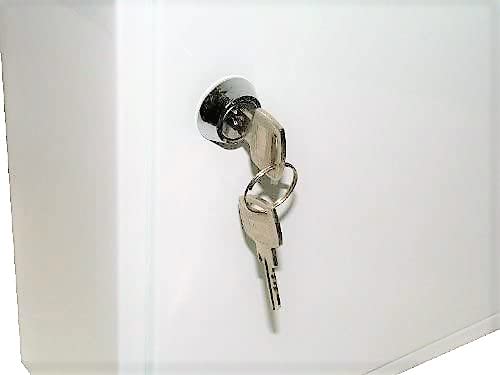 Medicine-Cabinet-Steel-First-Aid-Storage-Wall-Mount-Lockable-Metal-Case-Box-Ideal-for-Home-School-Office-Emergency-Locker-Medical-Cabinet-36-X-31-X-10cm