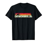 Kegeln Silhouette Retro Farben Design für Sportkegler T-Shirt