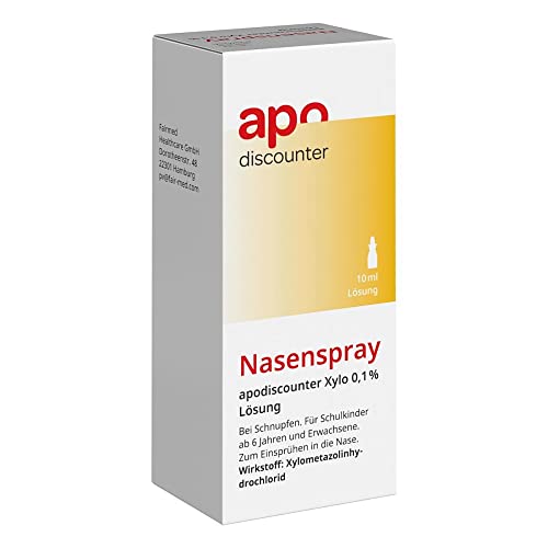 Nasenspray 0,1% bei Schnupfen von apo-discounter 10 ml Cover