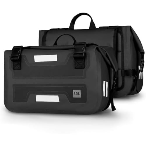 GAKQT PVC�h���T�h���o�b�O���[�^�[�T�C�N���p30L��e�ʖ�Ԕ��˕t���T�C�h�o�b�O���A�c�[�����O�h���E�h�o�E�ϖ��ՃA�E�g�h�A���s/�ʋΑΉ����O�T�C�N�����O�T�C�h�A��e�ʁA�h�����s�p�j�G�A�I�[�g�o�C�����p�N�C�b�N�����[�X�B(�C�G���[2����) (�u���b