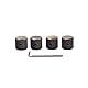 Alnicov Electronic Guitar Control Knobs Bronze Metal Volume Tone Control Dome Knobs for Guitar Bass Parts 4Pcs
