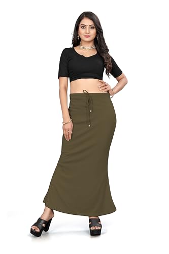 Image of Yashika Present Lycra Saree Shapewear Petticoat for Women||Straight Fit Petticoat Saree Silhouette Shape Wear Dress for Saree|| AZ-YS-OG-SHAPER-P