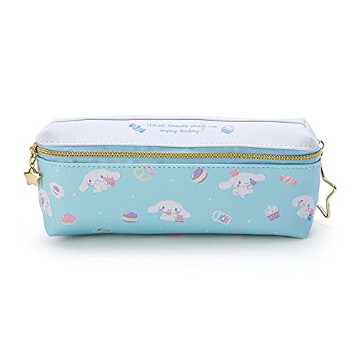 Kawaii - Estuche de lápices de dibujos animados de anime de alta capacidad, bolsas de almacenamiento de bolígrafo de cuero, suministros escolares de papelería de juguete de niña, Cinnamoroll