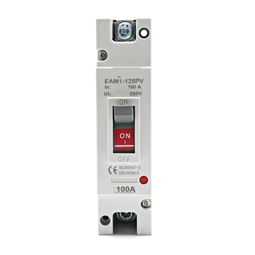 Interrupteur protecteur PV 1P pour éviter la surchauffe des câbles solaires DC 250V