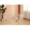 Allisandro-Small-Pet-Playpen-Small-Animal-Cage-for-Indoor-Outdoor-Use-Foldable-Yard-Fence-for-Small-Animal-Puppy-Kitten-Guinea-Pigs-Bunny-Turtle-Hamster Foldable Yard Fence for Small Animal