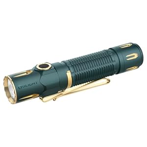 OLIGHT Warrior 3S 2300 Lumens Rechargeable Tactical Flashlight, Compact Dual-Switches LED Bright Light with Proximity Sensor, Powered by Customized Battery for Emergency (Dream Blue)