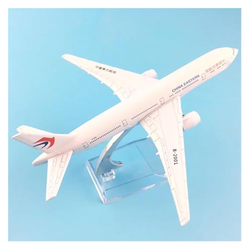 Modelo de avión A320 de metal de 16cm con soporte de exposición