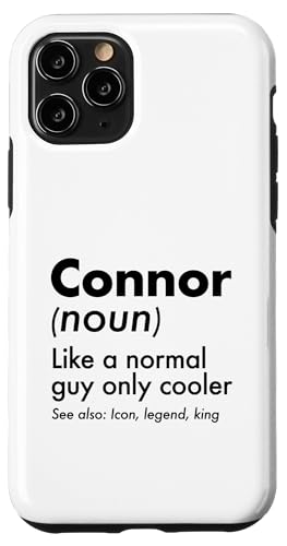 Connor Like A Normal Guy Only Cooler Legend King �t�@�[�X�g�l�[�� �X�}�z�P�[�X iPhone 11 Pro �p