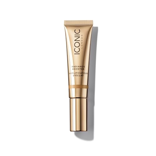 ICONIC London Radiance Booster – Sheer Tinted Primer with Radiant Glow, Tan Glow, 30ml