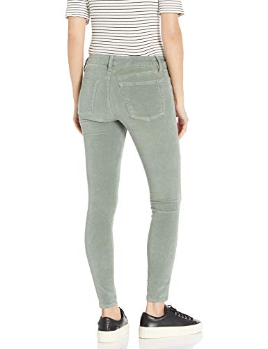 Lucky Brand Women's Mid Rise Ava Super Skinny Velvet Jean in Shadow Mint4