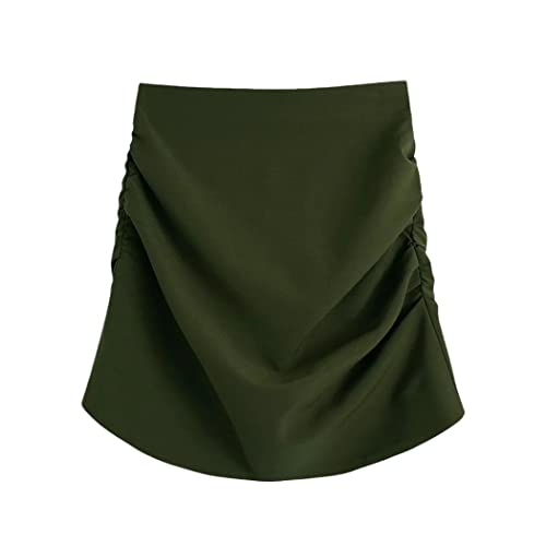 Veste blazer à double boutonnage pour structurer la silhouette en jupe verte S