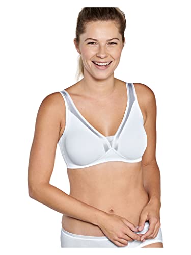 Naturana Damen Bügelloser BH, weiß, 90B