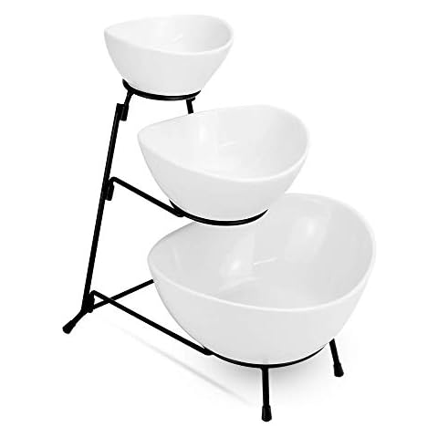 Maison & White Three Tier Serving Bowl Set Cover