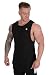 YoungLA Long Tank Tops for Men Muscle Shirt Bodybuilding Gym Athletic Training Sports Everyday Wear 306 Black Medium