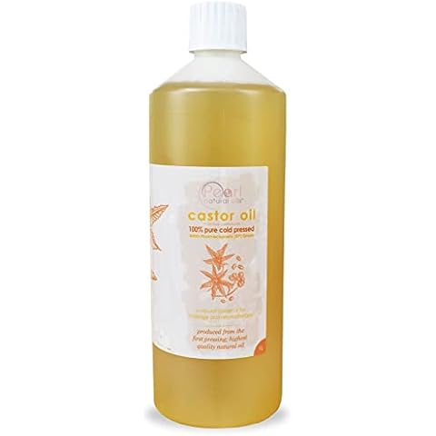 Pure Cold Pressed Castor Oil Vegan, Hexane Free, BP Grade, Non-GMO 1 litre Cover