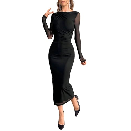 chinese dress ladies Halterneck Lace-Up Bubble Hem Corset Micro Mini Dress in Black - 10 / Regular main image 1