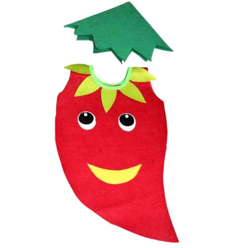 Image of Kaku Fancy Dresses Fruit and Vegetable Costume Paper Cutout with Cap For Kids | Healthy Food Costume For Boys & Girls (Tracksuit Not Included)