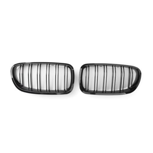 Rejilla frontal riñón negra brillante para BMW Serie 5 F10 Sedan y F11 Touring 2010-2016