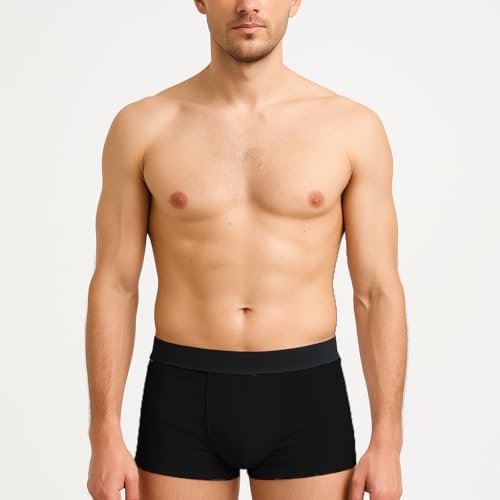 Image of HK47 Men Underwear Pack, Ice Silk Stretchable Breathable Trunks, Regular Fit Men's Brief, Anti Bacterial Quick Dry Innerwear for Men
