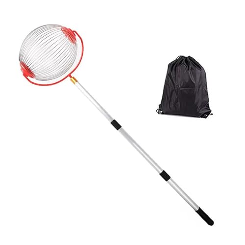 TIKATARER Nut Gatherer Roller, Handle Multipurpose Nut Collector, Tool Acorn Picker with Lightweight & Efficient for Various Fruits, Nuts and Chestnuts Walnuts Pecans (Small Ball)