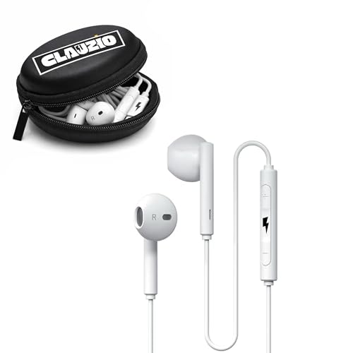 Image of 1-Year Replacement Warranty Wired Earphones for iPhone (Lightning Connector) - in-Ear Headphones with Microphone & Volume Control, Compatible with iPhone 14 /13 /12 /11 /X /XR /SE /8 /7 Series