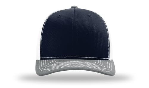 Image of Richardson 112 Trucker Hat - Premium Blank Baseball Cap, Adjustable Snapback Hat - Structured Six Panel Richardson Blank Hats