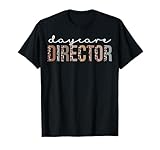 Daycare Director Leopard Appreciation Funny Women For Work T-Shirt