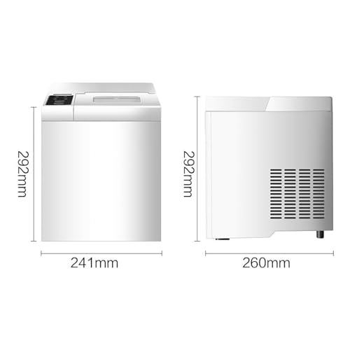 Máquina de Hielo Compacta y Portátil, 33LBS/24H Acero Inoxidable miniatura 5
