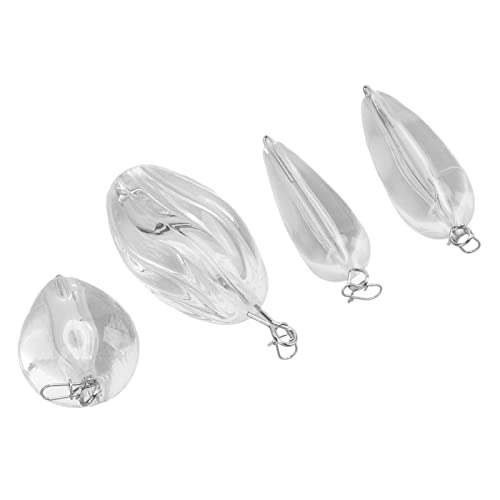 YYQTGG Flotador de Señuelo de Pesca, Flotador de Hundimiento Reutilizable de Baja Resistencia Al Viento con Orificio de Equilibrio para Tiro Largo Cover