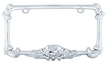 United Pacific Chrome Pirate License Plate Frame, 50030