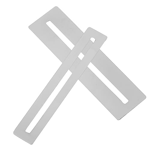 Abaodam Fret Protectors for Guitar Bass 2 Strips Metal Fretboard Guards Luthier Tool Silver