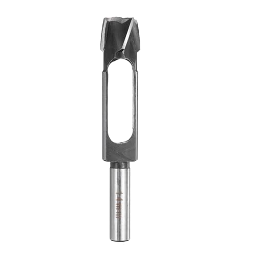 Image of HARFINGTON Wood Tenon Dowel Plug Cutter 14mm Metric Tenon Dowel Cutting Tools Drill Bit High Speed Steel Wood Plug Dowel Cutter with Round Shank for Woodworking Furniture Making