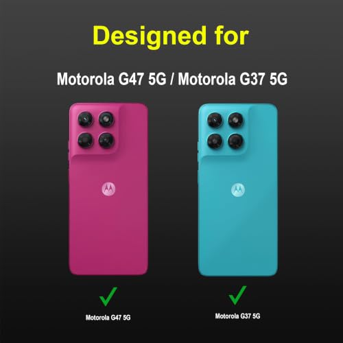 Image of Zapcase Back Case Cover for Motorola G47 5G | Compatible for Motorola G47 5G Back Cover | Liquid Silicon Magic Case with Camera Protection | Black