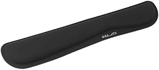 ELZO Keyboard Wrist Rest Pad Support with Comfortable Memory Foam Padding, Nonslip Rubber Base and Ergonomic Design for PC Computer Laptop Mac