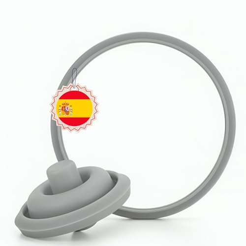 Pack 2 Repuestos Olla WMF Perfect y Perfect Plus – 1 Juntas + 1 Válvulas Compatibles – Goma Olla Perfect – Recambios Olla Express – Kit Completo de Reparación