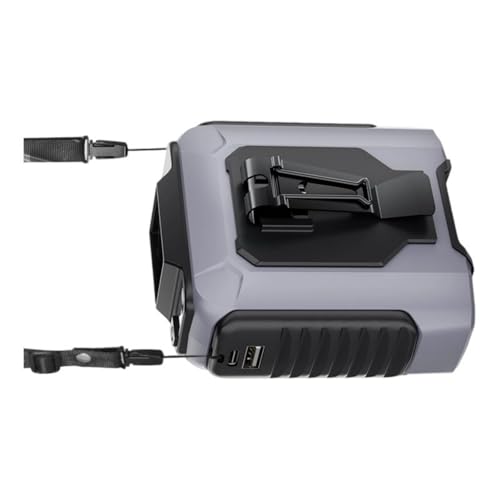 Ventilador portátil recargable con clip para ropa y salidas de aire fuertes