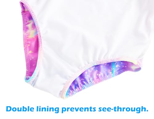 Image of Snowheart Girls Swimsuit One-Piece Bathing Suits Multicolor Kids Sport Summer Beach Swimwear for 2-12 Years Old
