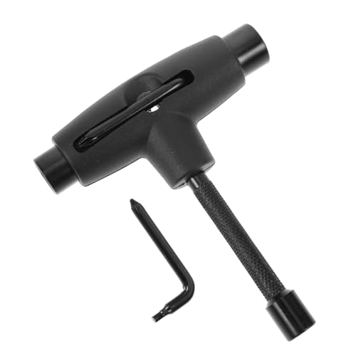 Totority Skateboard Repair Kit 9 in 1 Tool Set for Skateboard Roller Skates t Shape Wrench Screwdriver