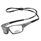Multifocal Bifocal Reading Glasses Men's Adjustable Vision Sun Photochromic Outdoor Sports Presbyopic Magnifying Sunglasses (gary, 1.75, multiplier_x)