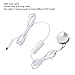 2Pcs Mini Spot Lights with Dimmer, LED Spotlight Jewelry Cabinet Dimmable Wall Light, LED Spotlight Mini USB Dimmable 5V Light with 2m Cable (Netural Light)
