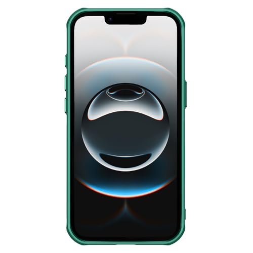Image of Nillkin Case for Apple iPhone 16E / 17E (6.1 inch Inch) Iceblade Prop Case with Corner Air Bag + Aluminium Hollow Version Protect Stand Scratch & dust Proof Green