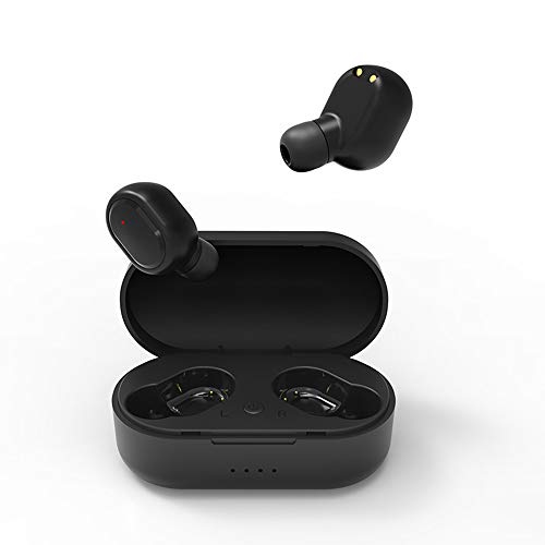Gamogo Auriculares inalámbricos Verdaderos BT 5.0 + EDR TWS Auriculares Auriculares Deportivos Auriculares internos con Estuche de Carga de micrófono