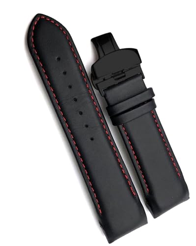 Bracelet de montre en cuir de vache incurvé pour supprimer l'espace vide du boîtier