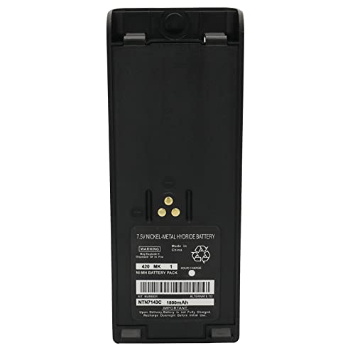 1800Mah Replacement Ni-Mh Battery + Belt Clip For Motorola Gp900 Gp1200 Gp2010 Gp2013 Ht1000 Ht6000 Mt2000 Mt2100 Mts2000 Mtx838 Mtx8000 Mtx9000 Mtx-Ls Mtz2000 Ptx1200 Jt1000 Radios #TOP11